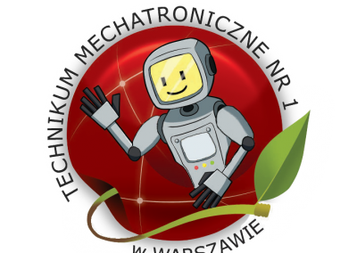 Logo Technikum Mechatronicznego nr 1 w Warszawie
